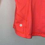 Lululemon  Forme Classic Stripe Light Flare Inkwell Neon Orange Athletic Jacket 6 Photo 7