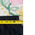 SheIn ‎ Black Embroidered Floral Tulle Midi Skirt Women's Size M Photo 3