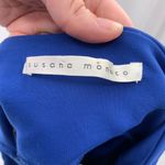 Susana Monaco ‎ blue silk ruched dress size 4 Photo 3