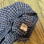 Brandy Melville Blue White Plaid Shorts Photo 4