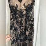 Aspeed  Lace Formal Beaded Long Tulle Dress Size S Photo 3