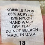 Vintage Mita 2 Piece Knit Cardigan & Skirt Set Matching Cream Tan Womens 18 Photo 9