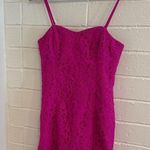 Lilly Pulitzer  pink lace mini dress Photo 0