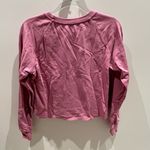 Year of Ours Pink Cropped Sweatshirt Photo 5