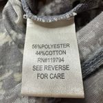 One World : Y2K Gray Rhinestone Paisley Tee Photo 4