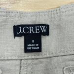 J Crew Women Seaside Cargo Pants Linen Blend Beige Size 8 Beachy Preppy Tan Photo 2
