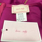 Love...Ady NEW Pink Sleeveless Scoop Neck Stretch Mini Fit & Flare Dress Sz M Photo 4
