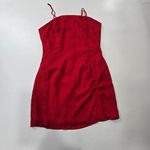 superdown  Syrus Slit Mini Dress in Cherry Small Photo 2
