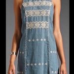 Free People Aztec chambray festival dress medium Photo 0