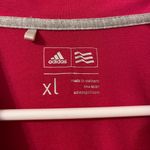 Adidas Womens Pink  Golf 4-Button Polo Shirt Silver‎ Logo Size XL Photo 2