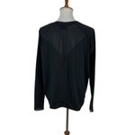 DYI  Black Long Sleeve Athleisure Workout Top Medium Photo 2