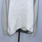 Madewell Feature Gray Green Colorblock Tulip Hem Knit Pullover Sweater Medium Photo 3