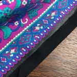 Tibi  Silk Paisley Print Sleeveless Fit and Flare Dress Sz 4 Galaxy Photo 8