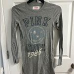 PINK - Victoria's Secret Victoria secret pink grey long sleeve sleep shirt y2k Photo 0