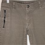 Merrell Dark Khaki Pants Sz 4 Tapered Leg Zipper Pockets Photo 4