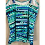 Anthropologie Silhouette Solution Bright Tankini Swim Top Photo 5