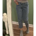 Liz Claiborne Vintage   Cropped Blue Women’s Mom Jeans  Size 12 Photo 1