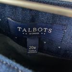 Talbots Dotted Denim Pencil Skirt Photo 3