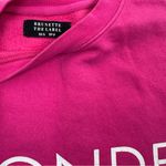 Brunette The Label BLONDE Graphic Pink Fuchsia Pullover Sweatshirt Size XS/S Photo 15