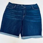 st. john's bay  Women's Bermuda Blue Denim Shorts Size 24 W Photo 0