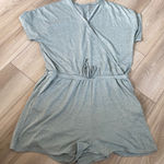 32 Degrees Cool Women's Gray Drawstring Waist Short Sleeve Romper Jumpsuit XL Photo 0