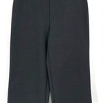 Ann Taylor NWT  Houndstooth High‎ Rise Cropped Wide Leg Pants Black Gray Medium Photo 0