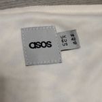 ASOS Lace Sheath Dress Cream V Neck Long Sleeve Romantic Fairy Women's Size 10 Photo 1