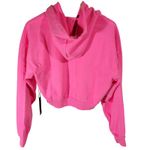 SoulCycle SOUL Cropped Zip Up Hoodie Bright Pink Athletic Casual Womens Size S Photo 3