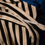 Striped Black and White Mini Dress Size XS Photo 9