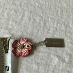 Coach : Dark Pink Tea Rose Tag- Silver Tone Photo 10