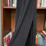 Paige  Gardenia Sleeveless Midi Dress with Ruffle Trim with Side Slit Photo 3