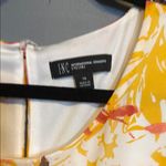 INC International Concepts Yellow Pleated Midi Sundress Size 14 Photo 1