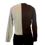 Love Tree Colorblock Brown & Beige Button Front Cardigan – Women’s Small Photo 1