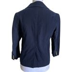 Marc Jacobs Navy Cord Blazer Gold Two Button Jacket Blue Size 4 Photo 3