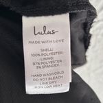 Lulus Lulu’s Sweetest Soiree Black and Pink Metallic Pleated Mini Dress Medium Photo 6