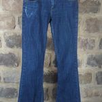 Mng By Mango Claudia Mid Rise Bootcut Denim Jeans Medium Blue Woman's Size 4 Photo 0