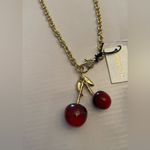 Piper NWT Cherry Charm Chain Necklace Photo 7