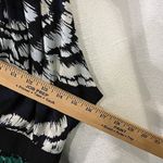 Max and Cleo  Painted Feather Jersey Sleeveless Halter Dress Office Casual SIZE 8 Photo 8