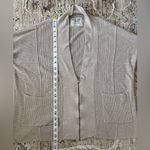 Abercrombie & Fitch Vintage Zip Cardigan Sweater Womens XS Beige Oversized Y2K Photo 6