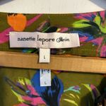 Nanette Lepore swim cover up. Size large. Fun jungle print with beading ⦠Photo 1