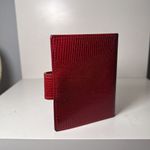 Vintage BOSCA Wallet credit‎ card holder black and red leather Photo 3