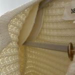 Ba&sh  Bash Gaspard Tweed Cardigan Sweater Cream Size Small Photo 7