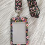 Floral lanyard with Id/ card holder Multi Photo 3