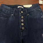 Maurice's NWT Button Fly Limitless Jeggings Dark Wash High Rise Size Small Photo 0