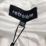 Retrofête Retrofete Saige Double Breasted Blazer in Ivory Size XXL NWT Satin Gold Button Photo 10