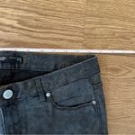 Vera Wang Simply  Pants Denim Metallic Skinny Black Women's Size 10 Photo 6