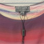 Joseph A. Pastel Multicolor Striped Flowy Chiffon Dolman Sleeve Top Size XL Photo 1