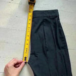 Everlane  The Work Pant Ankle Dress Pants HighRise Tapered Black Side Zip Size 2 Photo 4