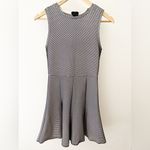 ZARA BWT Cream & Black Fishnet Fit & Flare Dress Size XS Photo 1