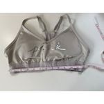 PINK - Victoria's Secret PINK Ultimate Lightly Lined Sports‎ Bra - Gray with Pink Logo, Size Small, EUC Photo 4